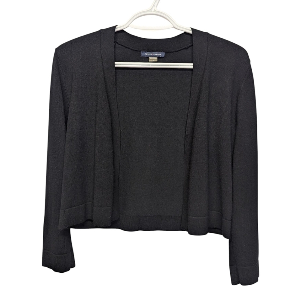 Tommy Hilfiger Cropped Cardigan Black Size S